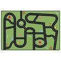 Carpets For Kids Drive and Play Accent 3 ft. x 4.5 ft. Rectangle Rug 10.61